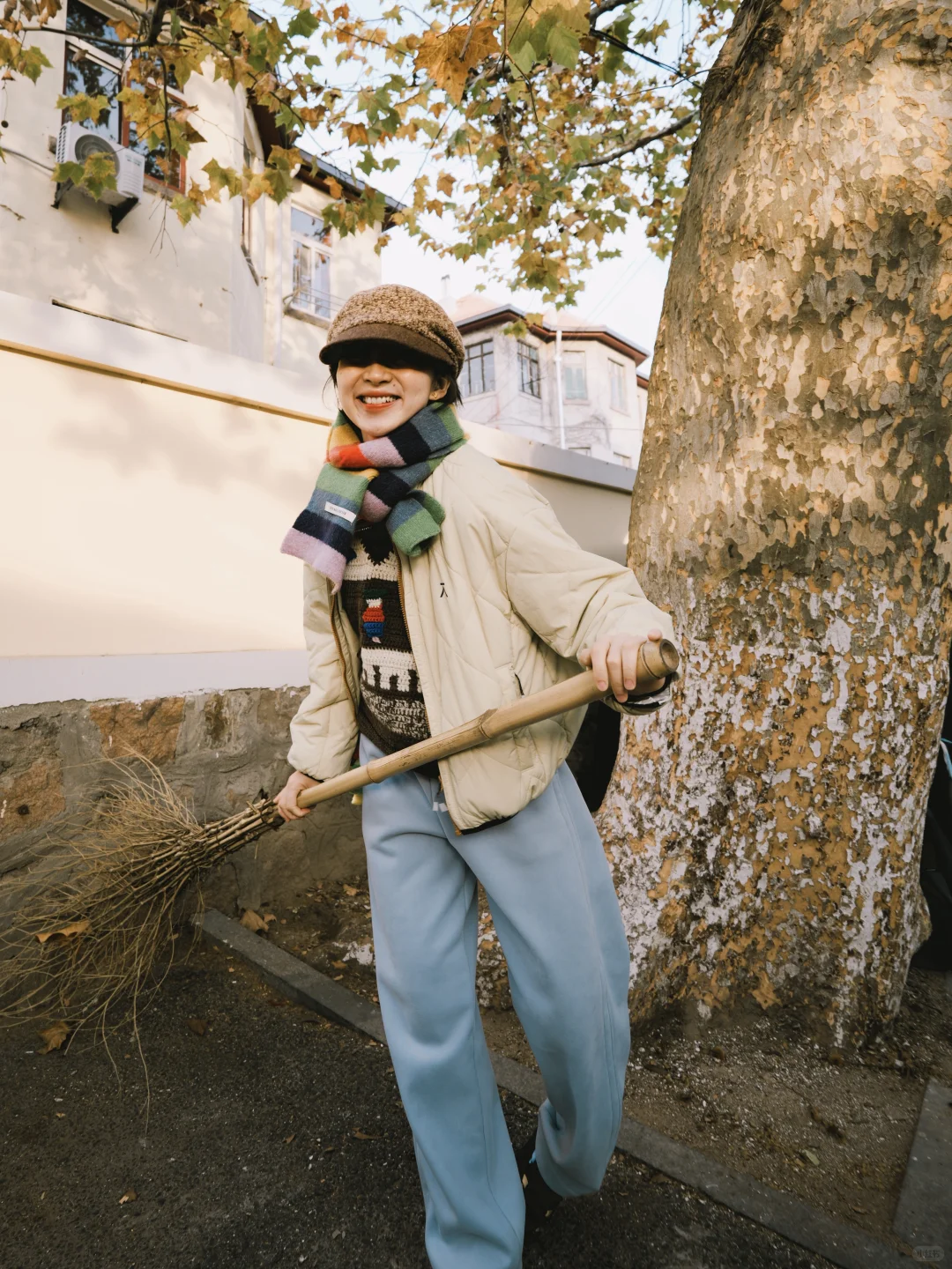 青岛旅行穿搭｜适配海与风的保暖松弛感^～