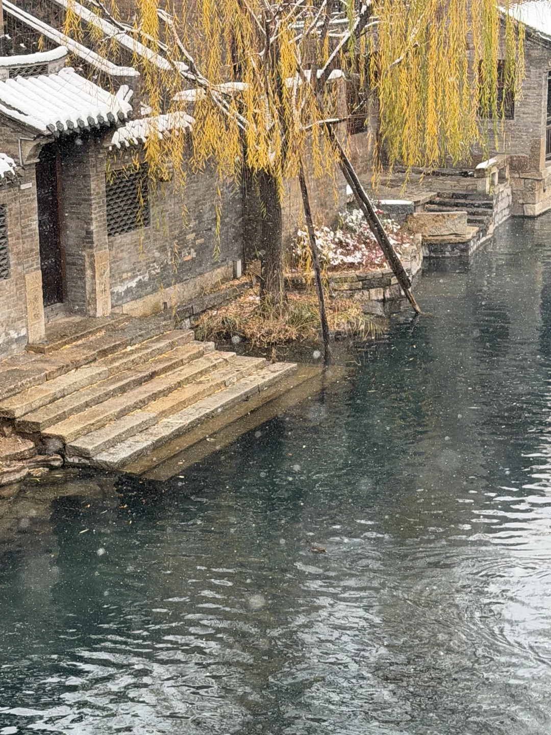 12.13实况！！雪后的明水古城美哭了！！