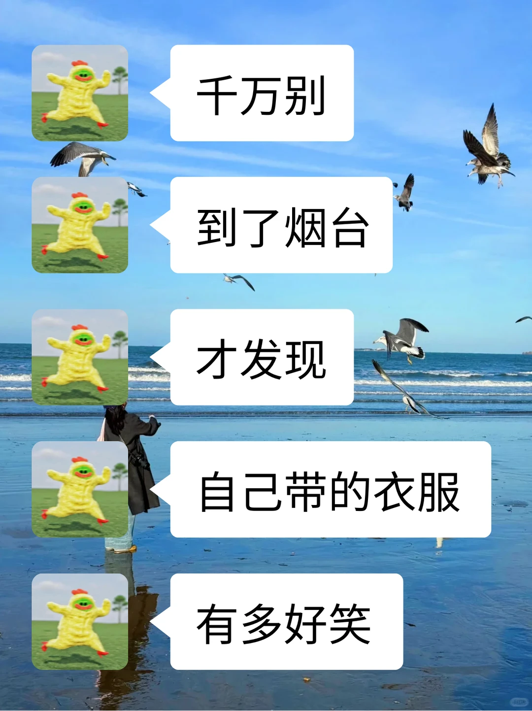 12.8烟台已回，带错衣服真崩溃🥶来的速看