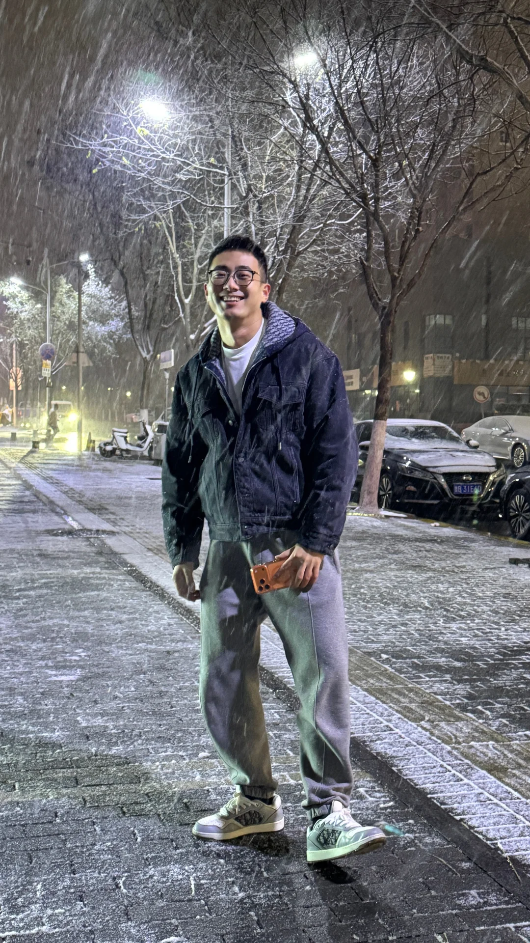 青岛下雪了❄️