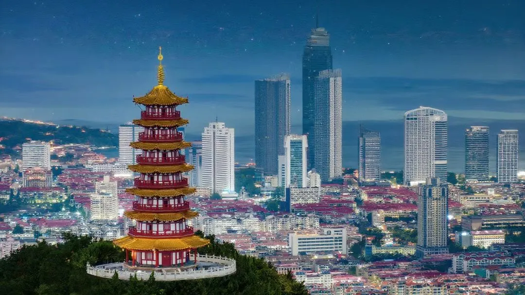 中国北方第一地级市 烟台市各区城建图片