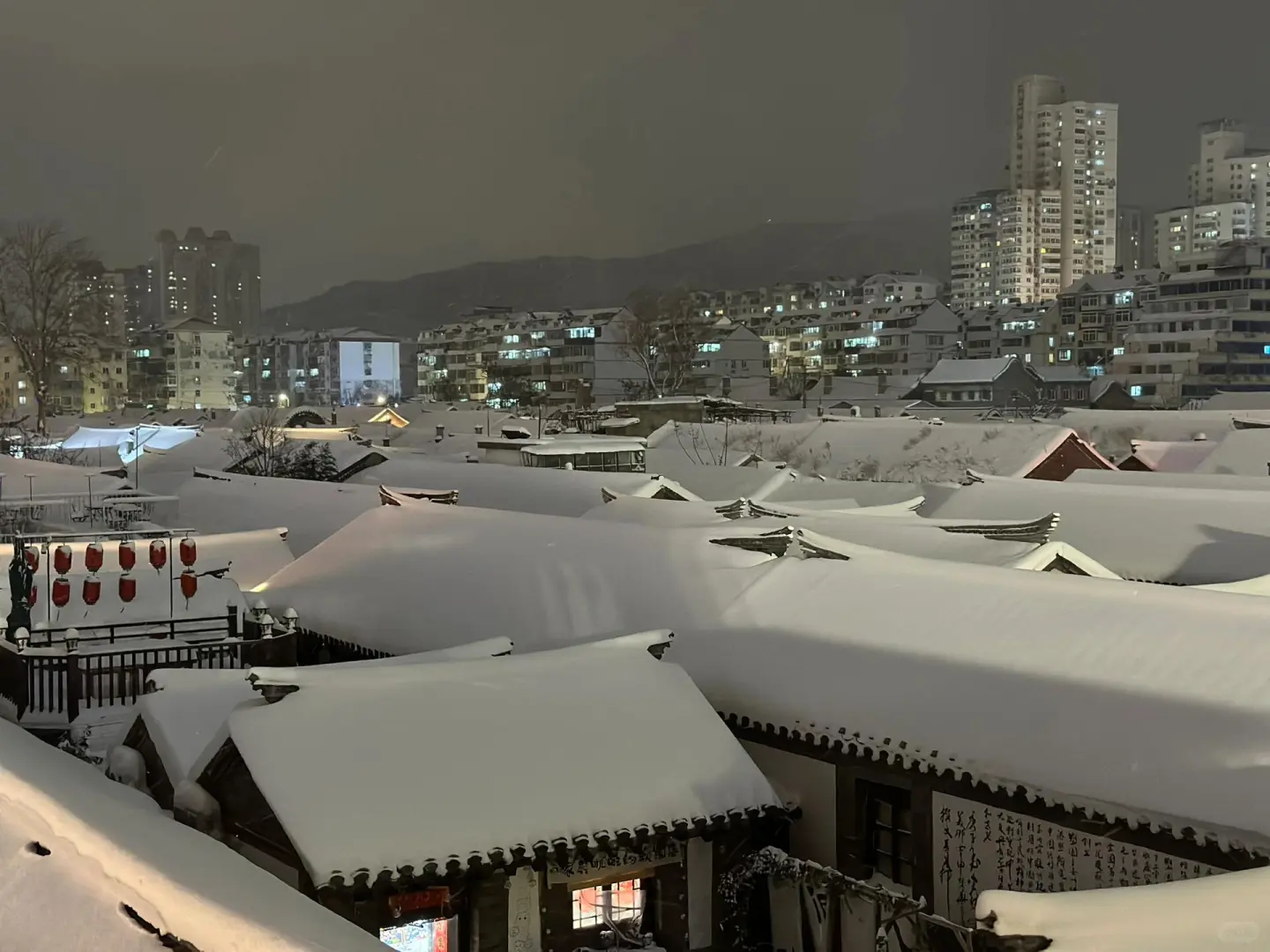 雪中的烟台，真的赢麻了‼️