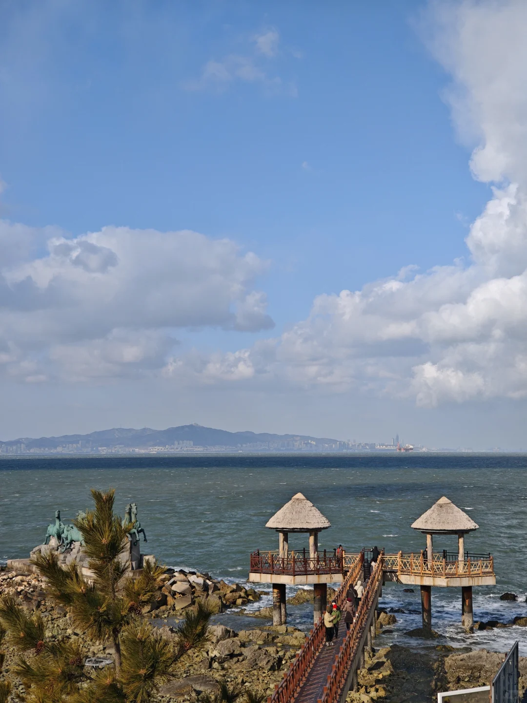 一个人去了冬天的烟台