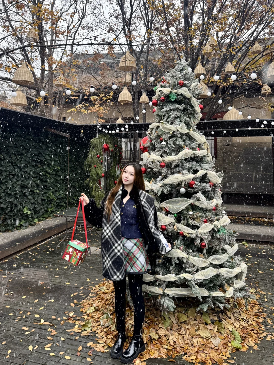 烟台12.13实况！暴雪中的烟台已经美疯了🎄…