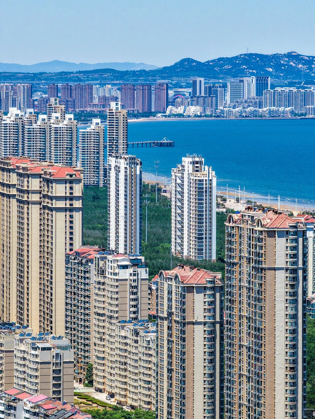 中国北方第一地级市 烟台市各区城建图片