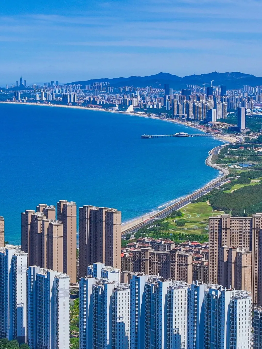 中国北方第一地级市 烟台市各区城建图片