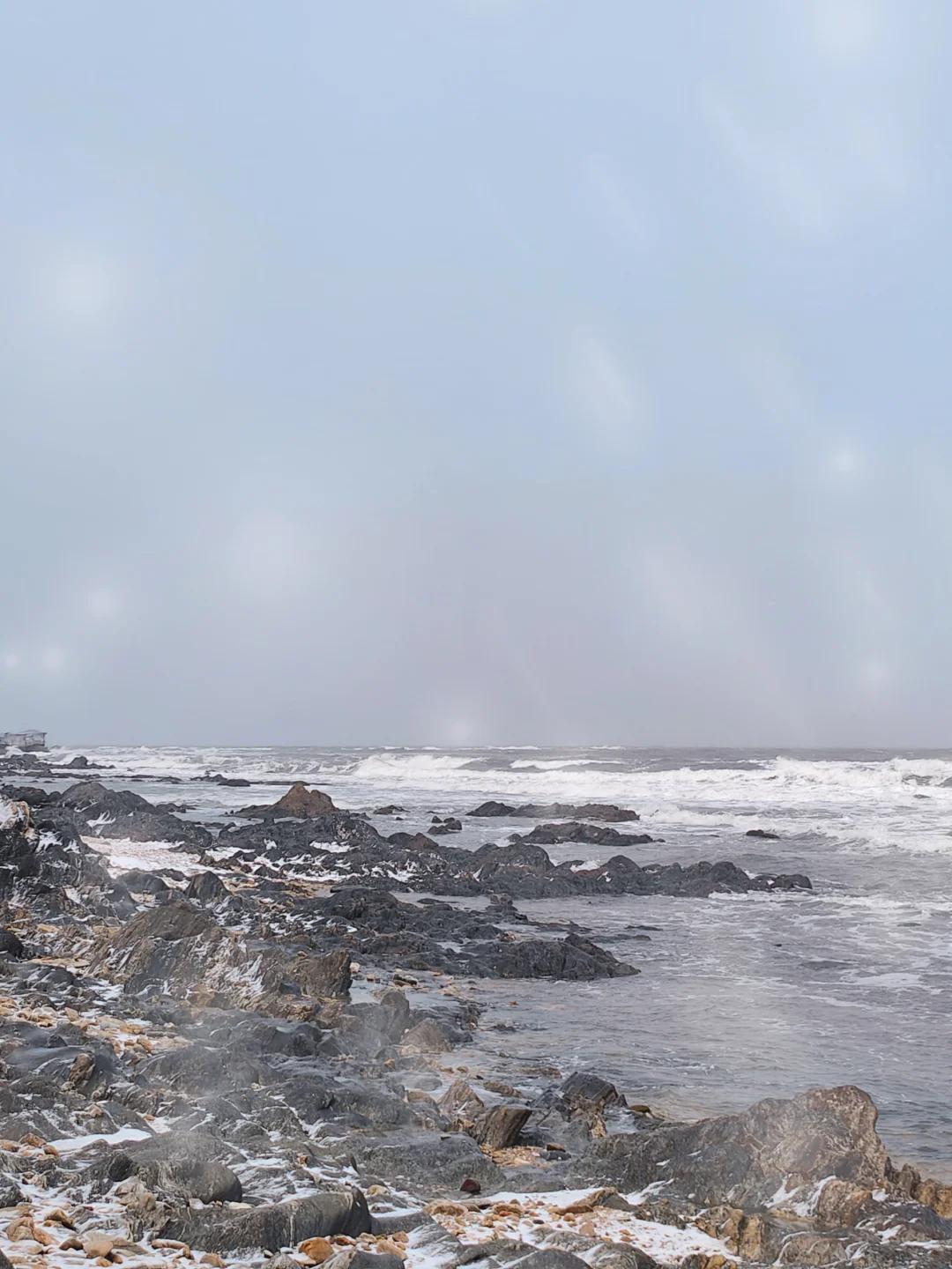 烟台冬天的海