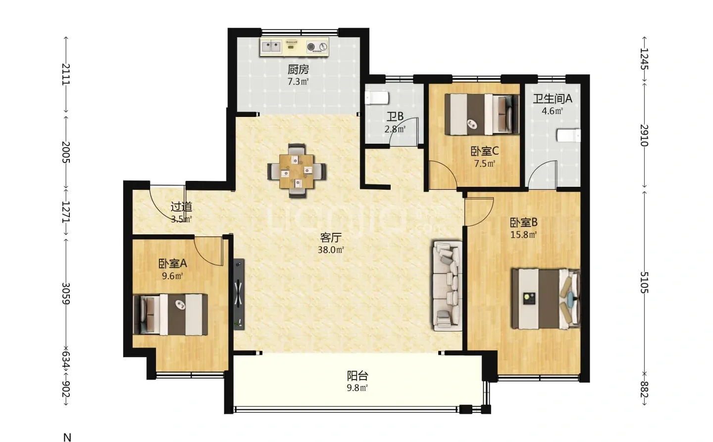 自家房子出售（济南）