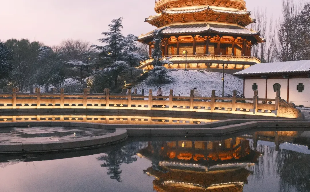 济南的初雪❄️⛲️