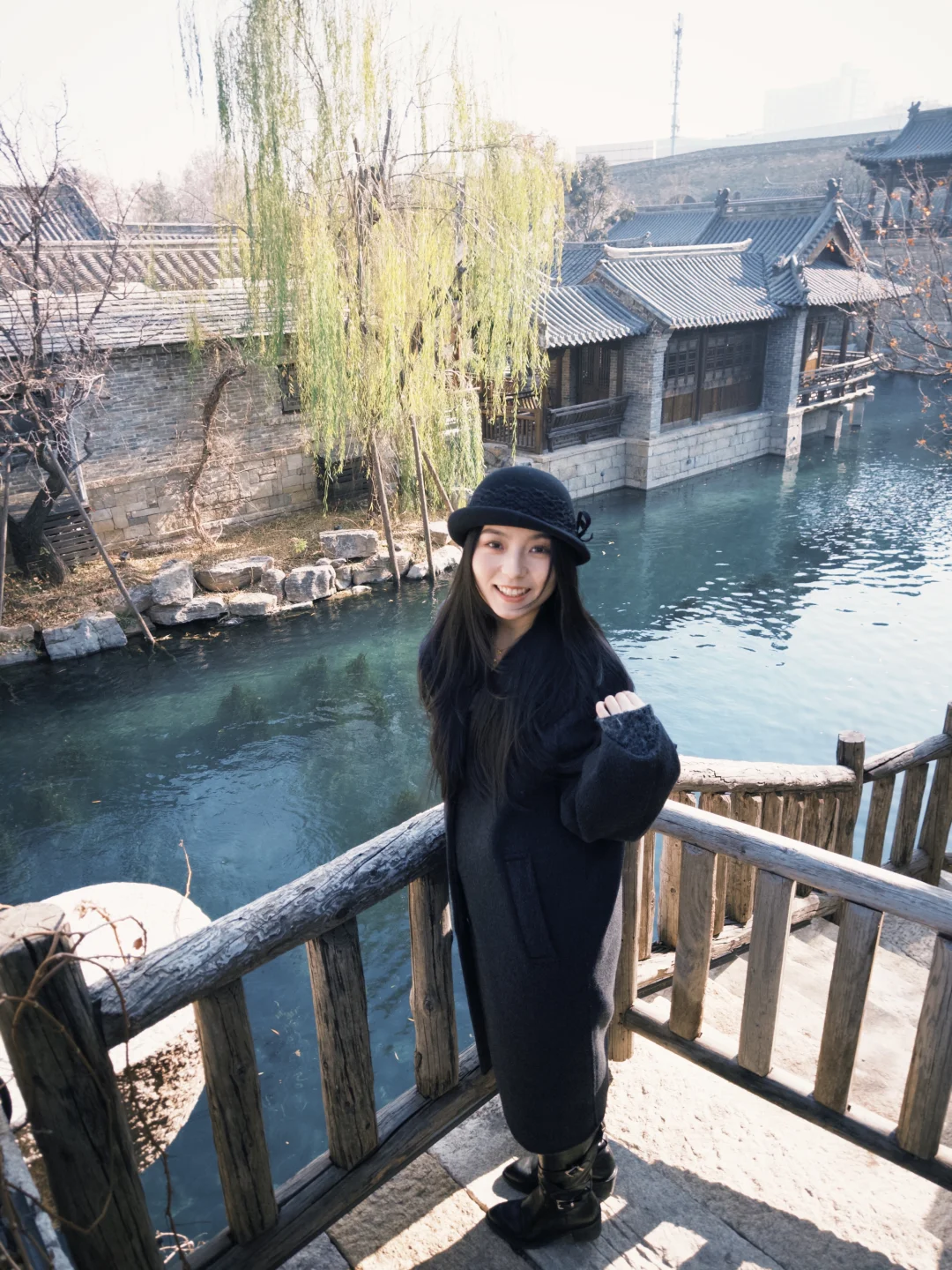 济南的冬天❄️明水古城美到原图直出