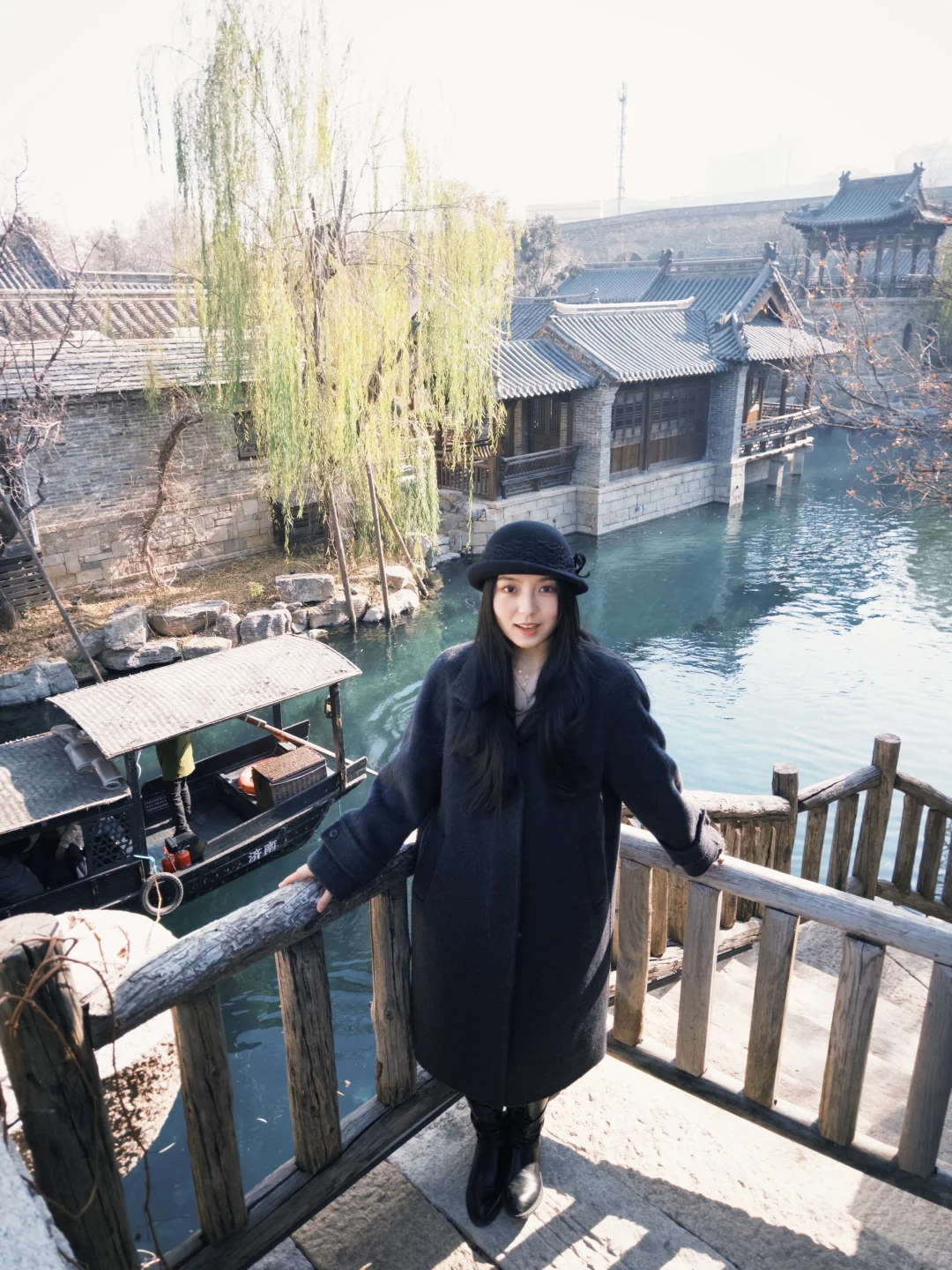 济南的冬天❄️明水古城美到原图直出