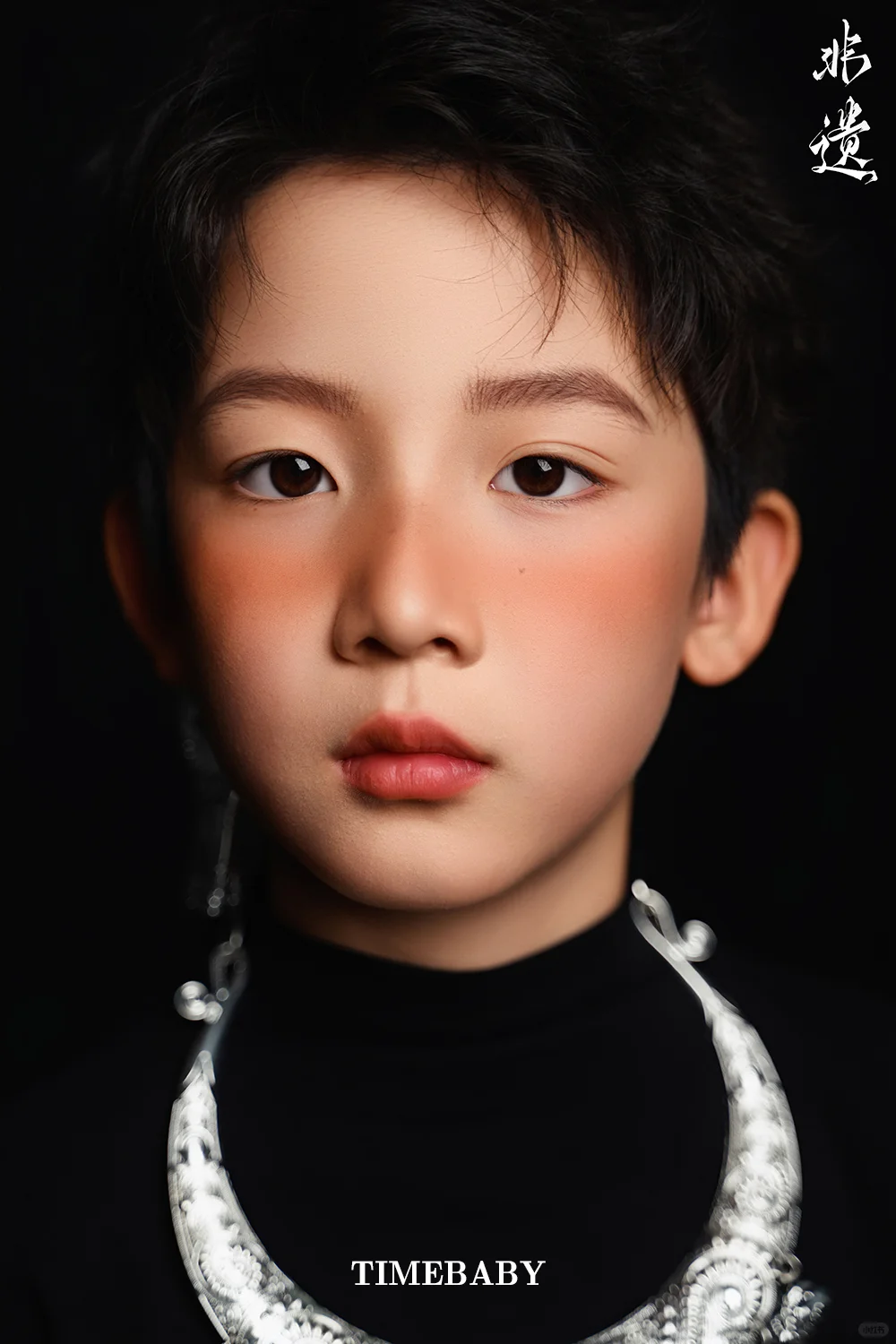 把贵气清冷感拍在审美上了🖤太原儿童照