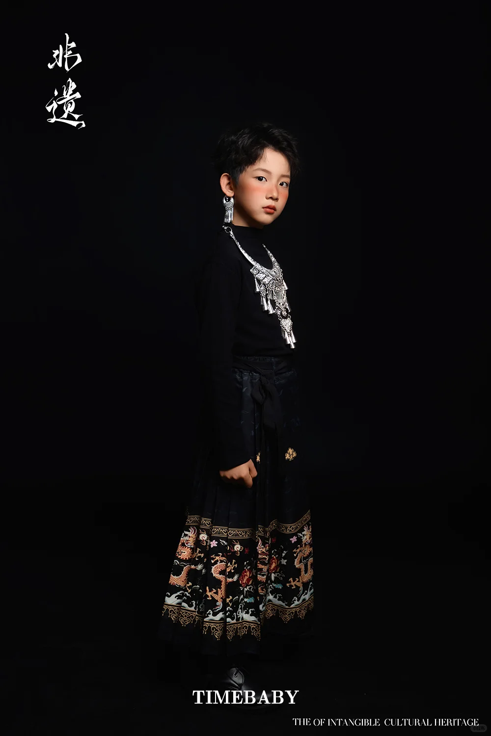 把贵气清冷感拍在审美上了🖤太原儿童照