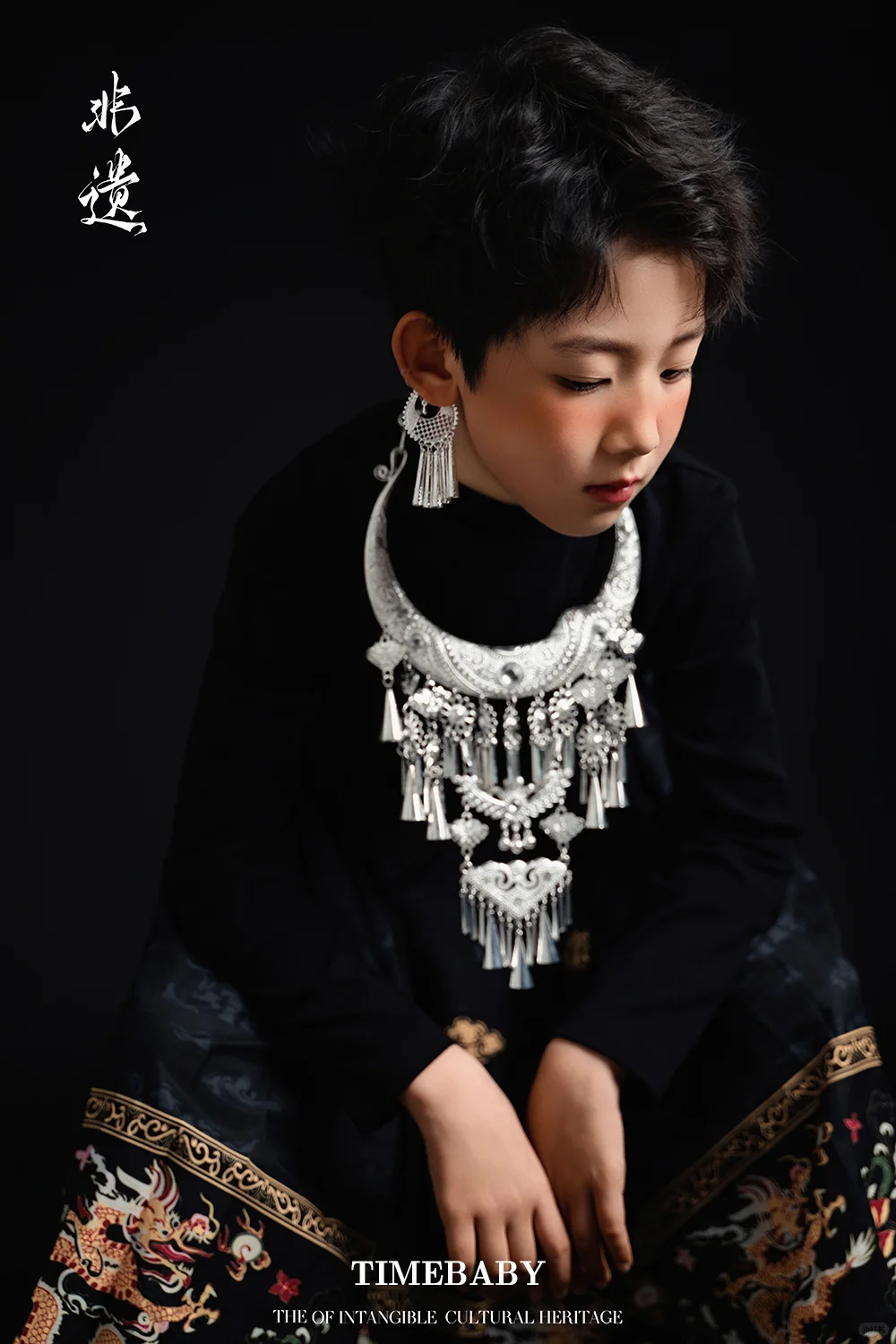 把贵气清冷感拍在审美上了🖤太原儿童照