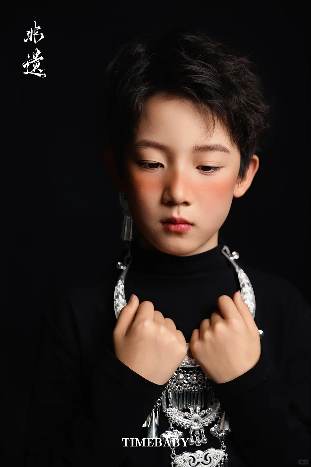 把贵气清冷感拍在审美上了🖤太原儿童照