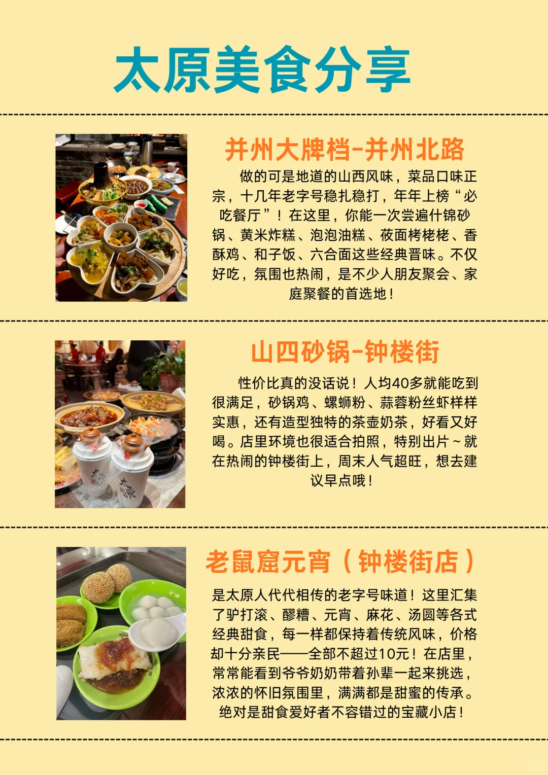 太原美食王者排行榜，碳水脑袋给我冲❗