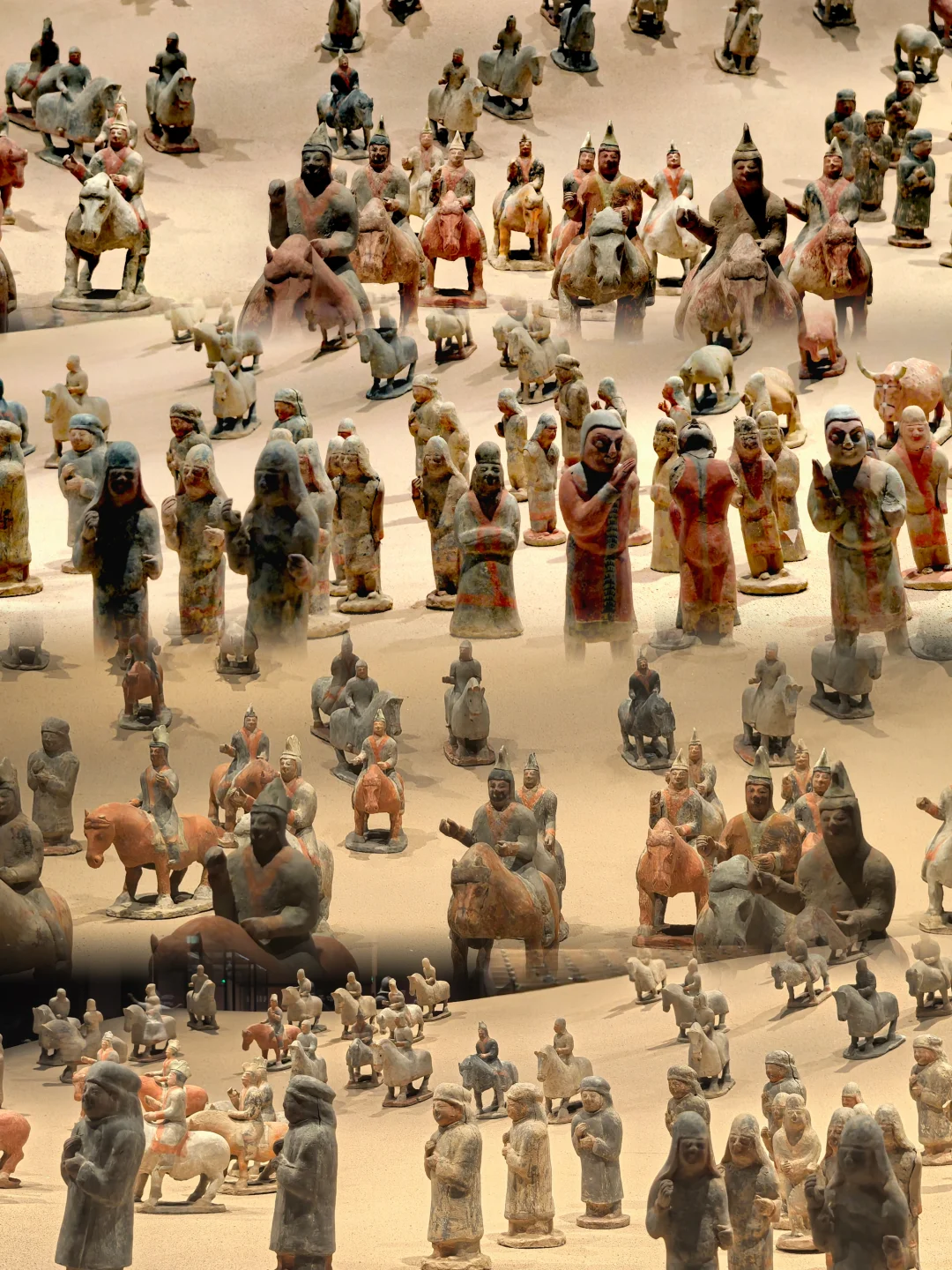 我在大同博物馆里“排兵布阵”