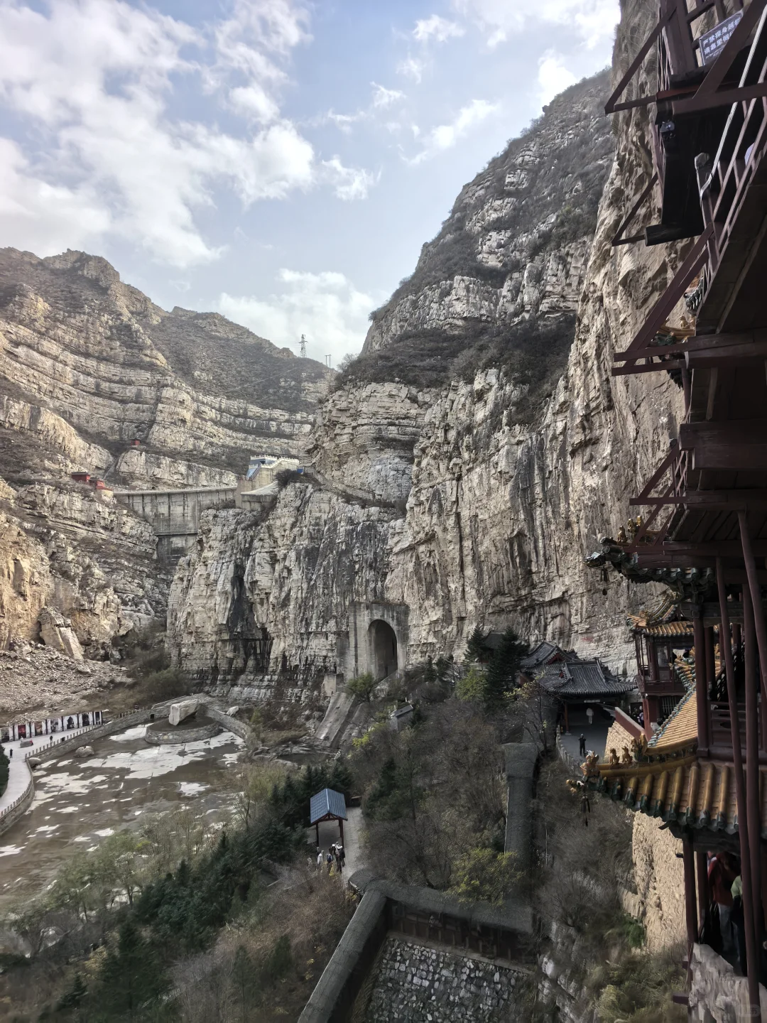 大同｜悬空寺，柱子在晃！！