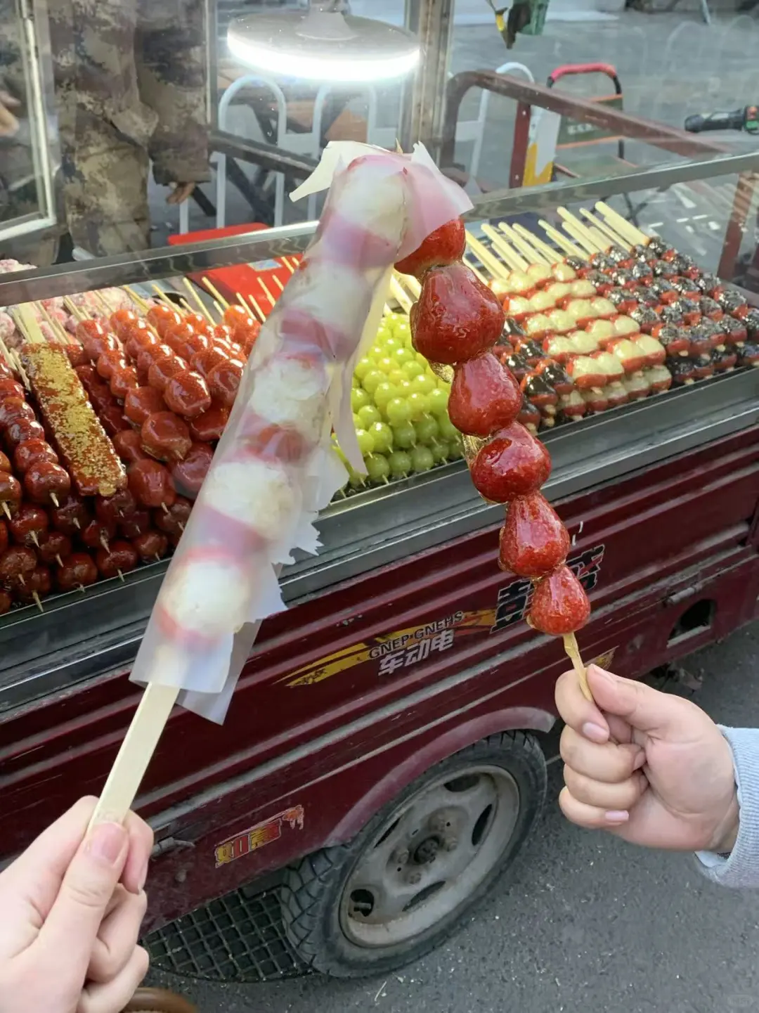 呼喊长治桥北康记糖葫芦老板