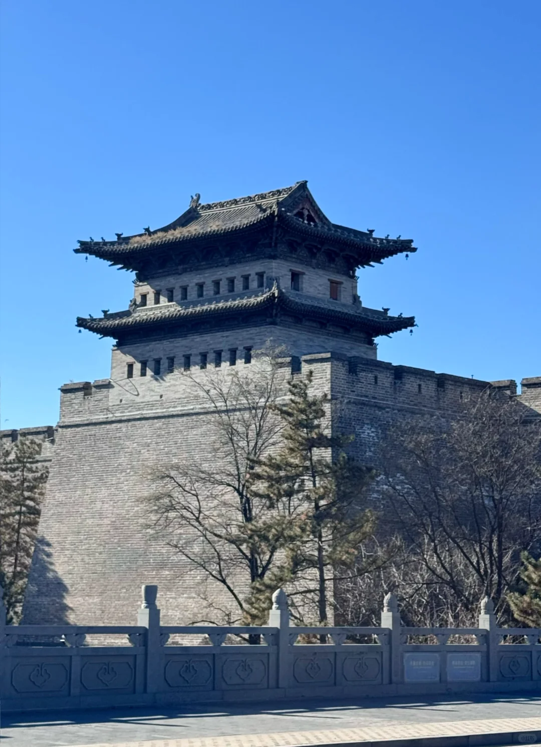 11月17 寒冬暴击…大同古城，巨冷…