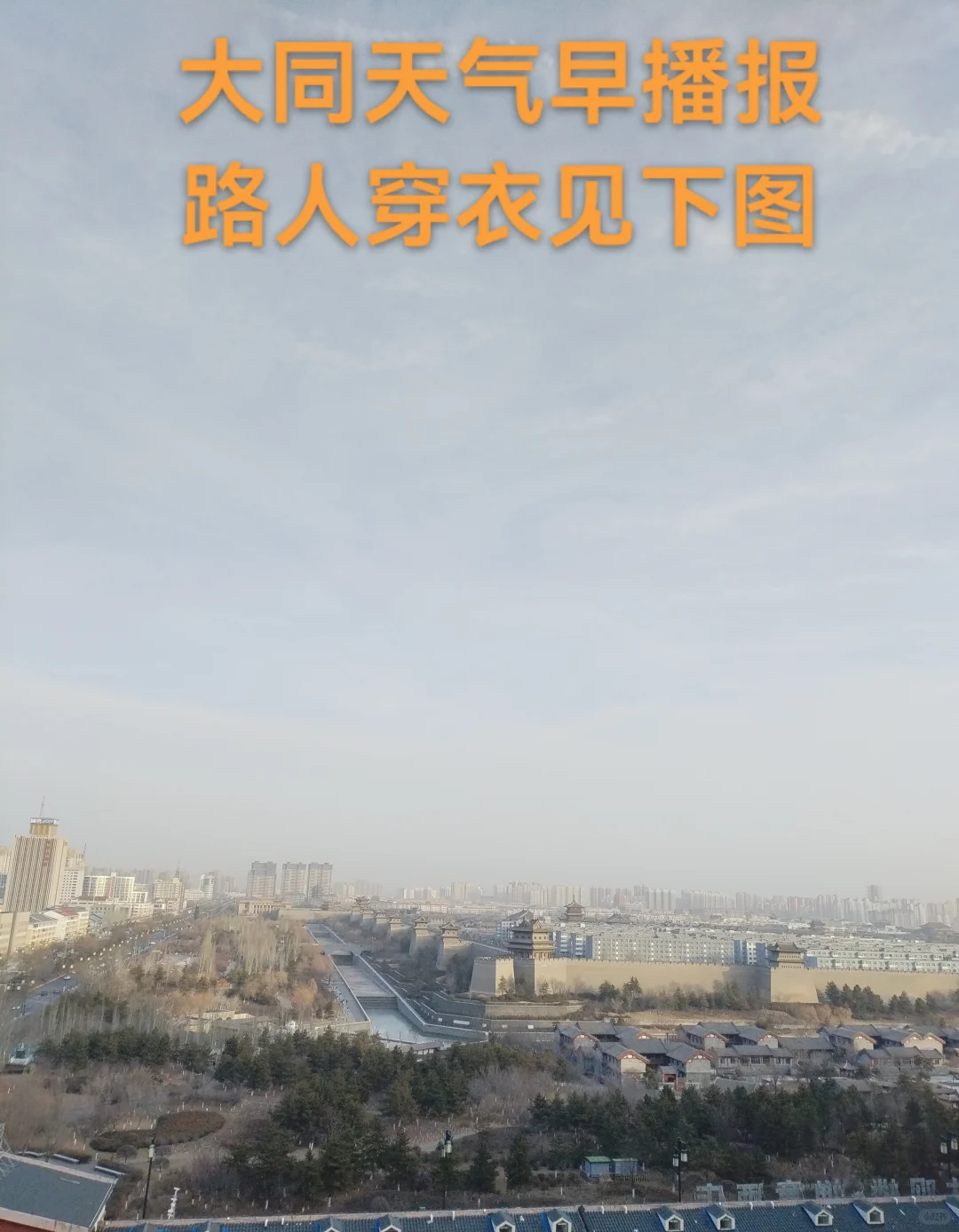 2025年11月28日大同天气状况和穿衣指南