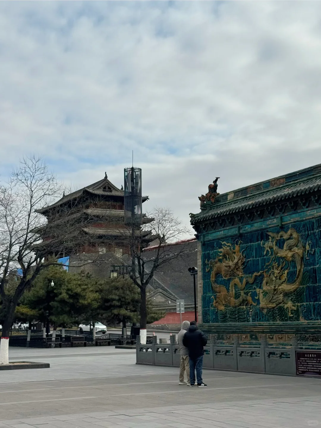 11月17 寒冬暴击…大同古城，巨冷…