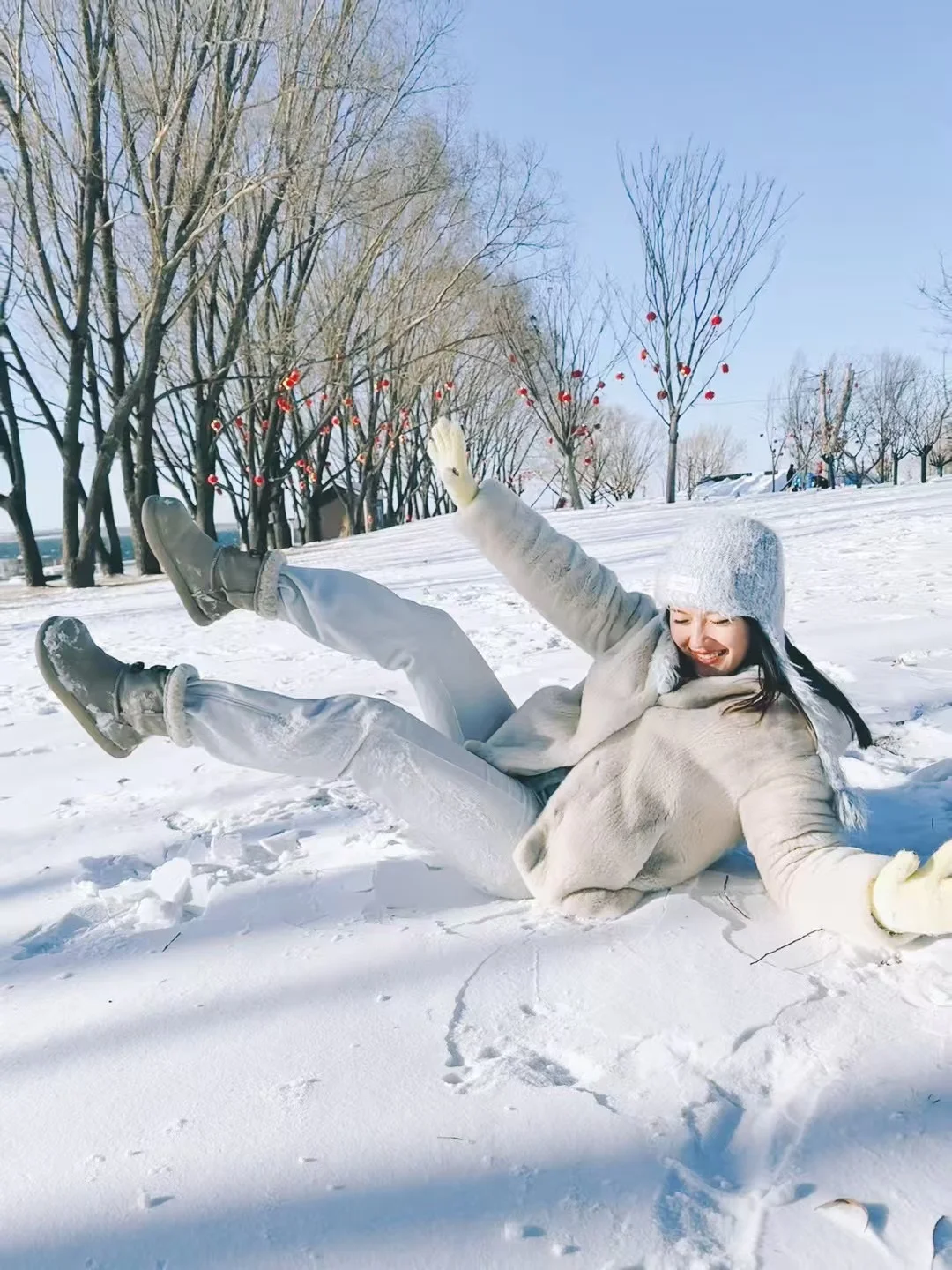 等了一冬天的绝美雪景❄️➕长治滨湖文旅📷