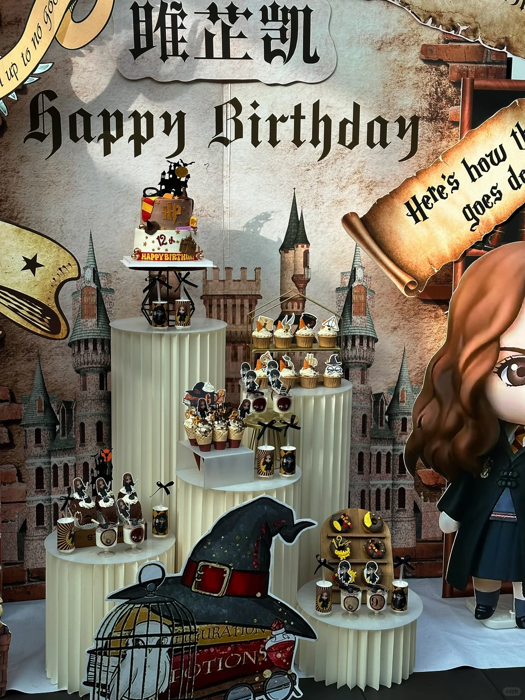 大同｜哈利波特圆锁甜品台