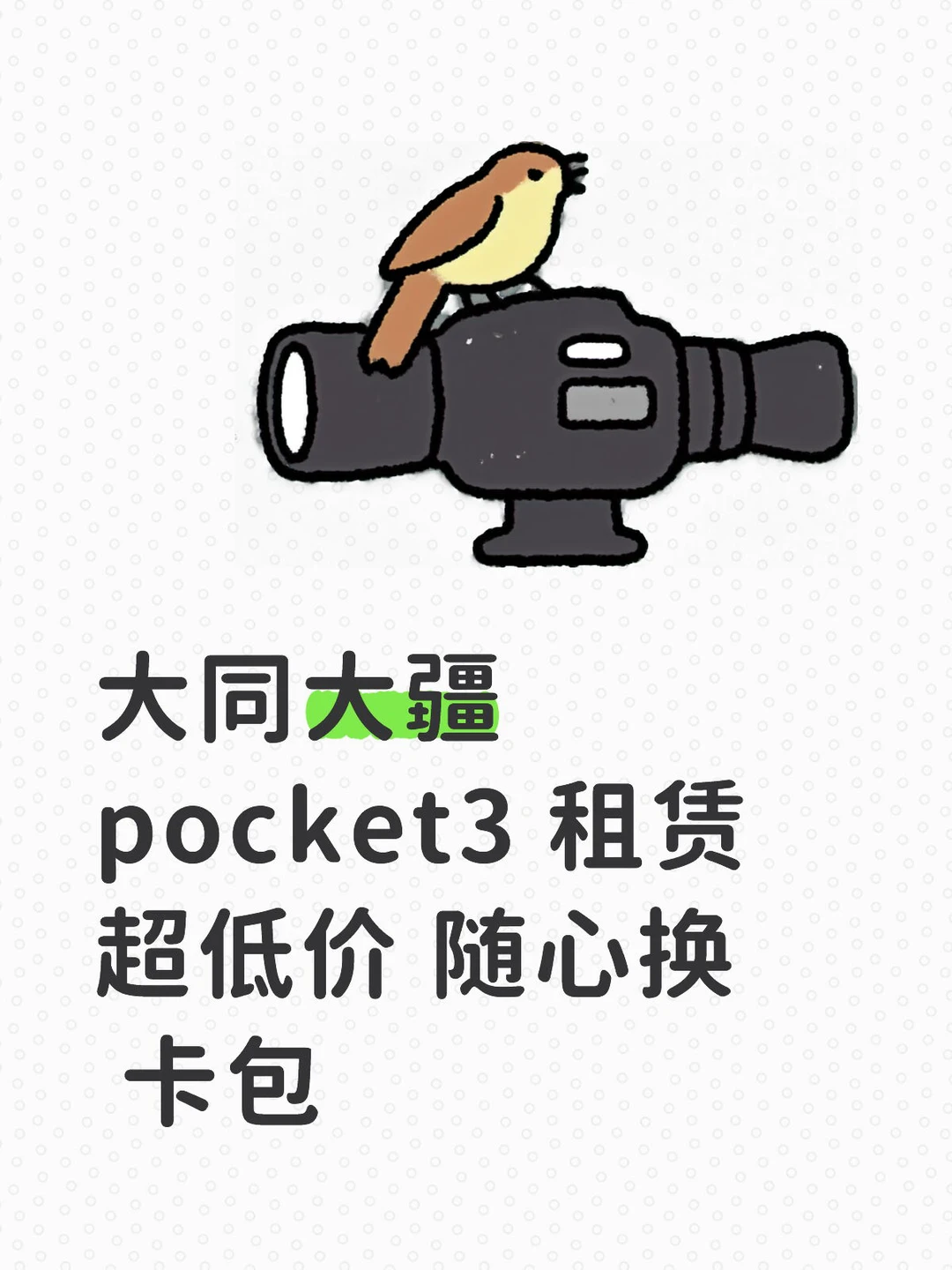 大同哪里可以租到大疆啊？