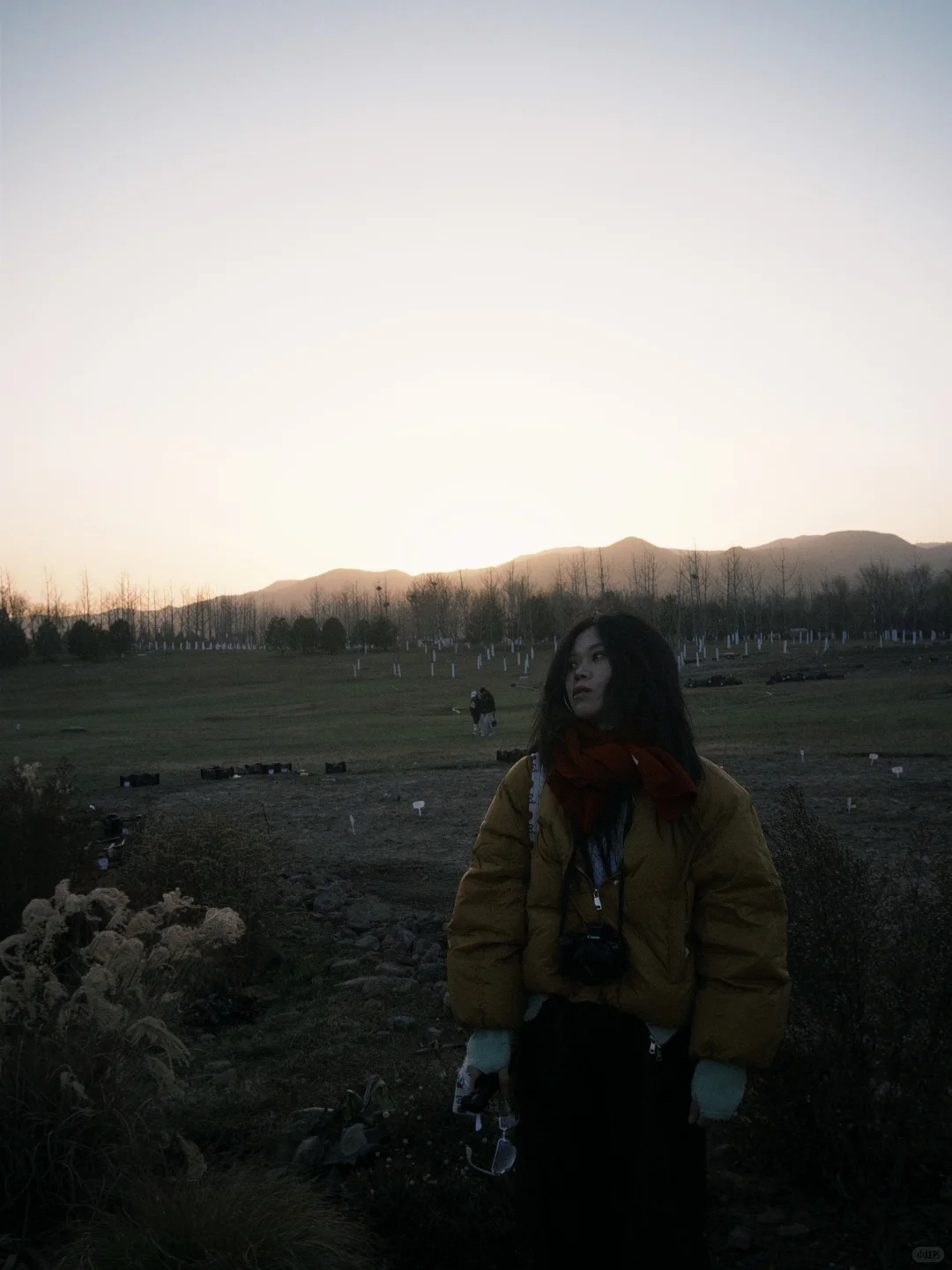 在太原植物园吸氧🌳