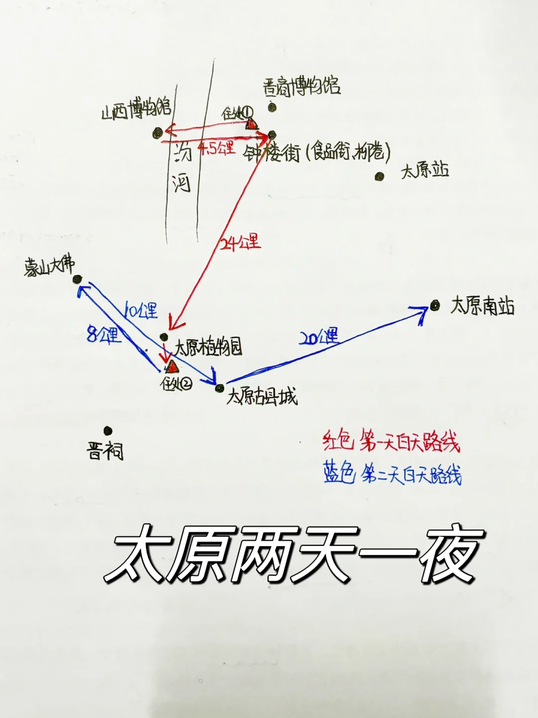 太原游玩两天一夜