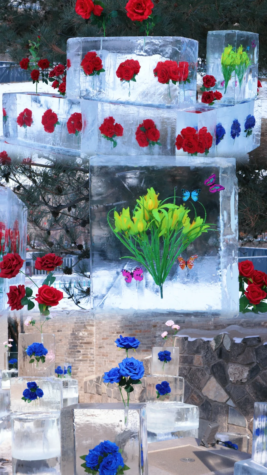 冰雪大同｜空中之恋，心形冰川！❄️