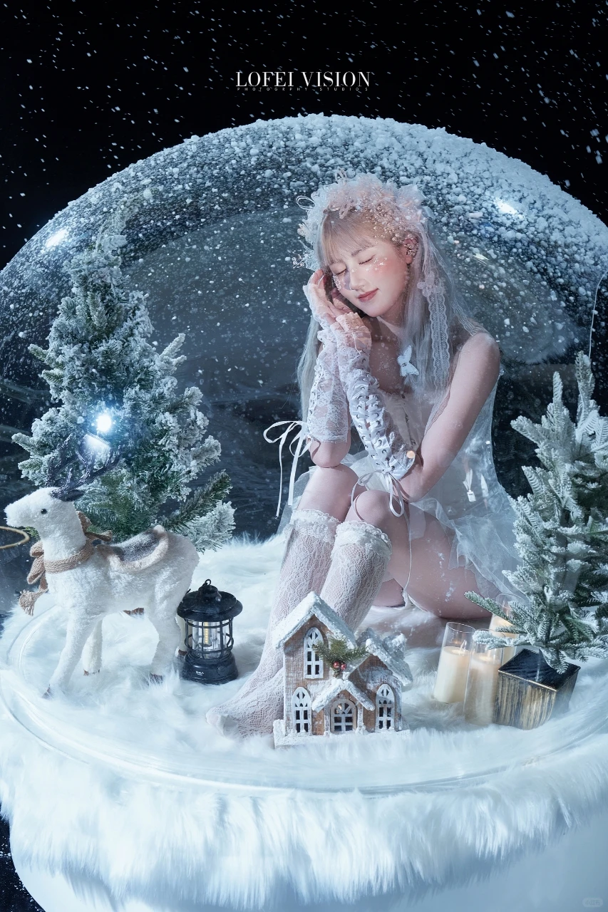 雪花球拍摄，这个圣诞节这么拍