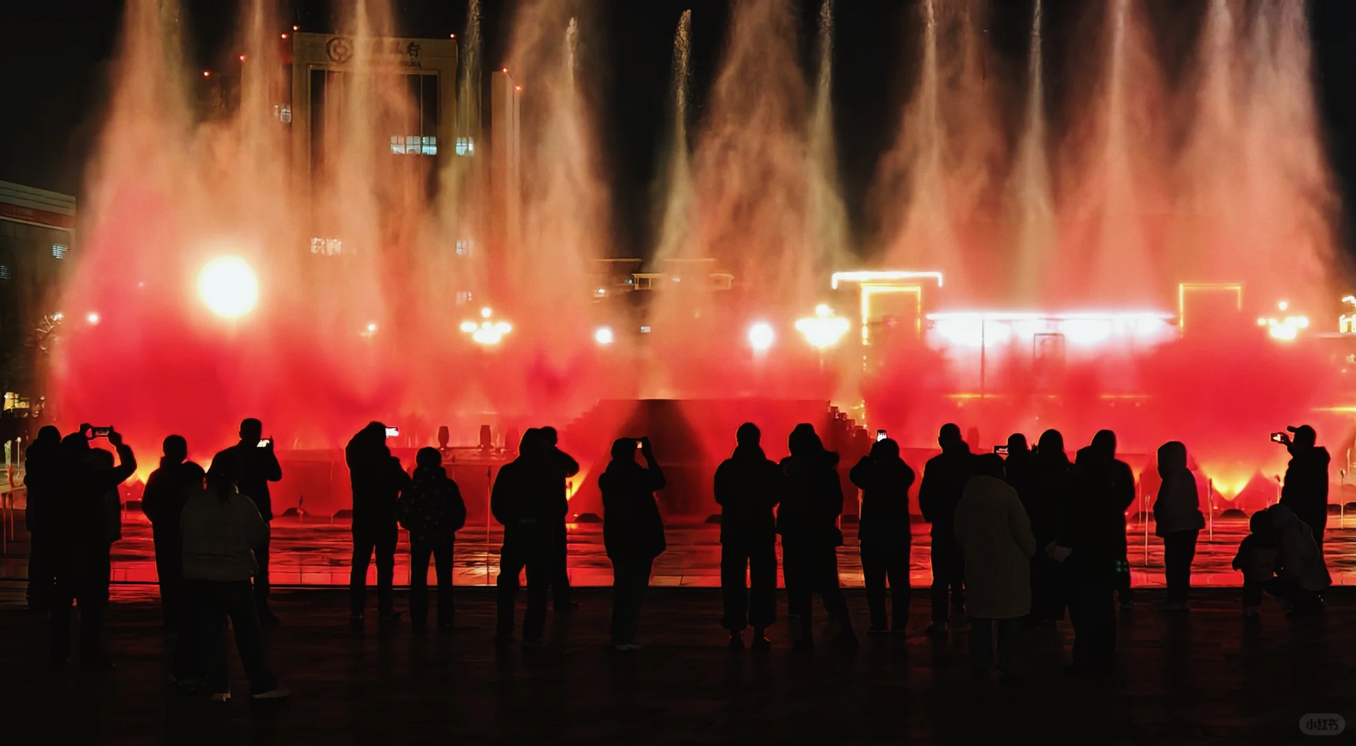 八一广场的音乐喷泉你看了吗