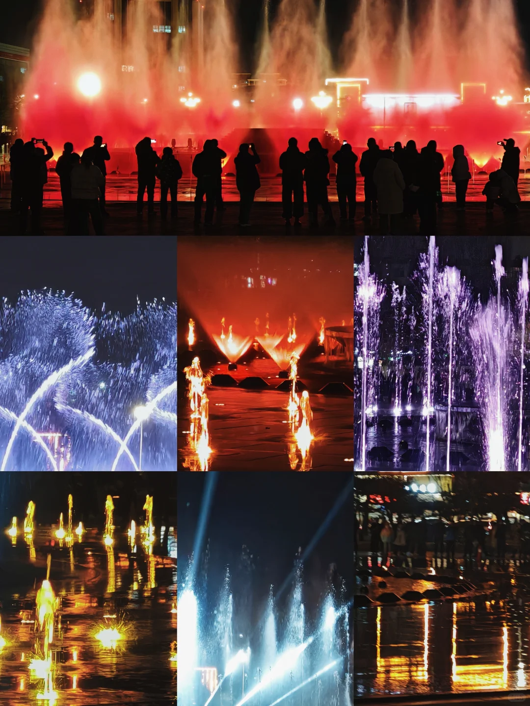 八一广场的音乐喷泉你看了吗