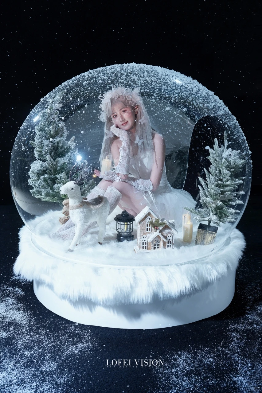 雪花球拍摄，这个圣诞节这么拍