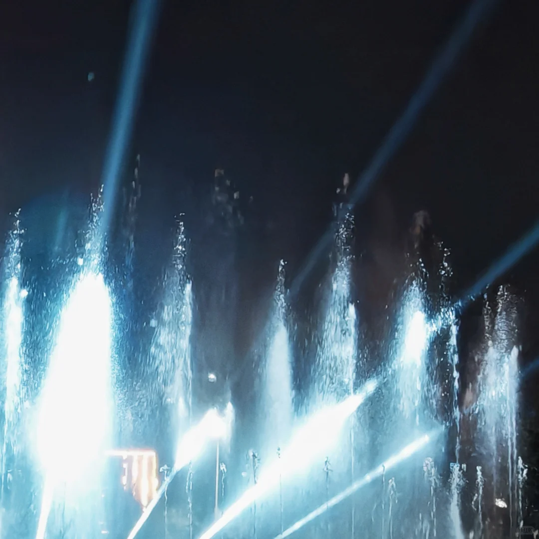 八一广场的音乐喷泉你看了吗