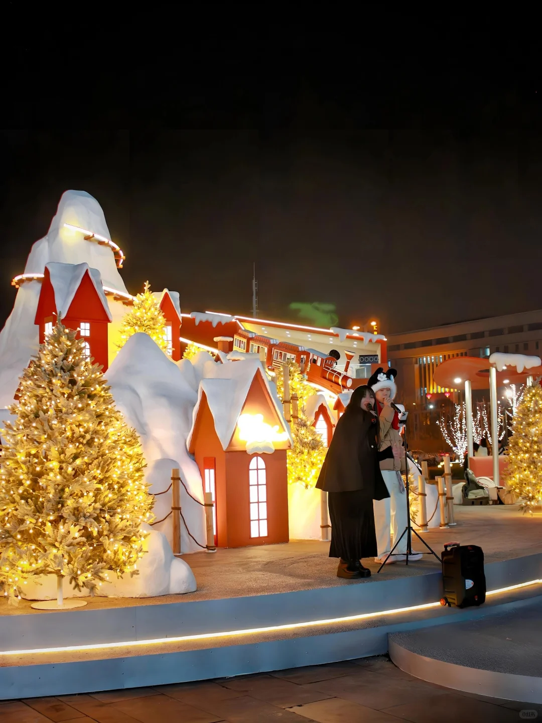 太原万象城的圣诞🎄飘雪❄️盛宴‼️氛围感绝了