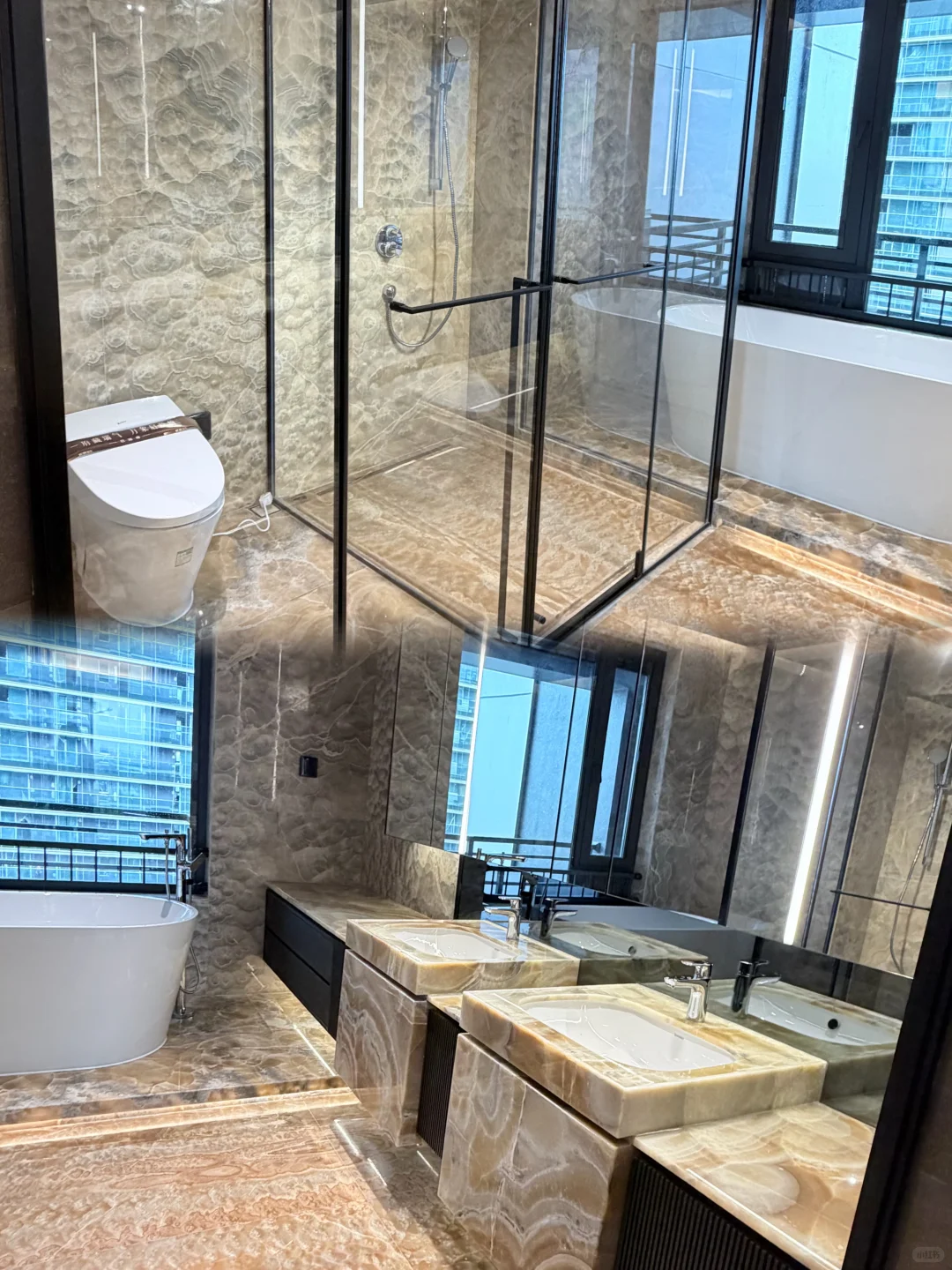 太原交房！大平层真的把汾河焊在窗外了