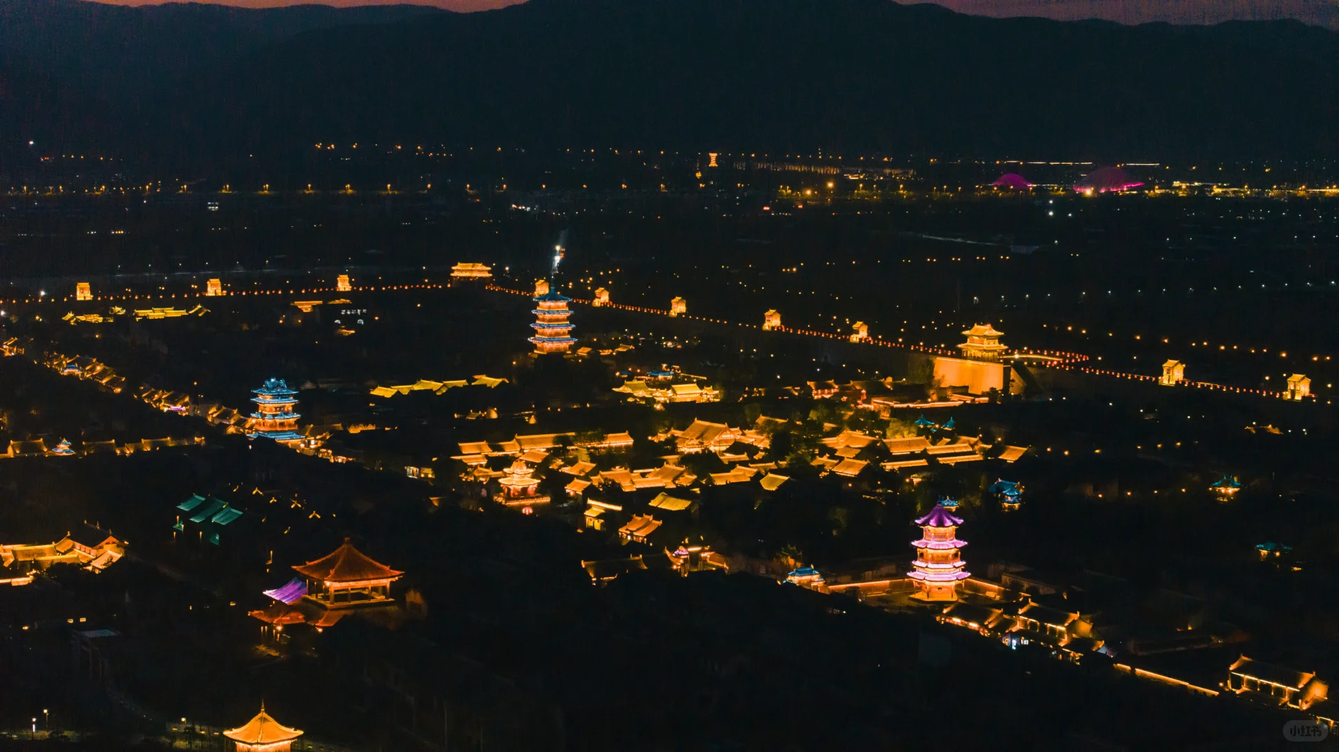 初冬的太原古县城