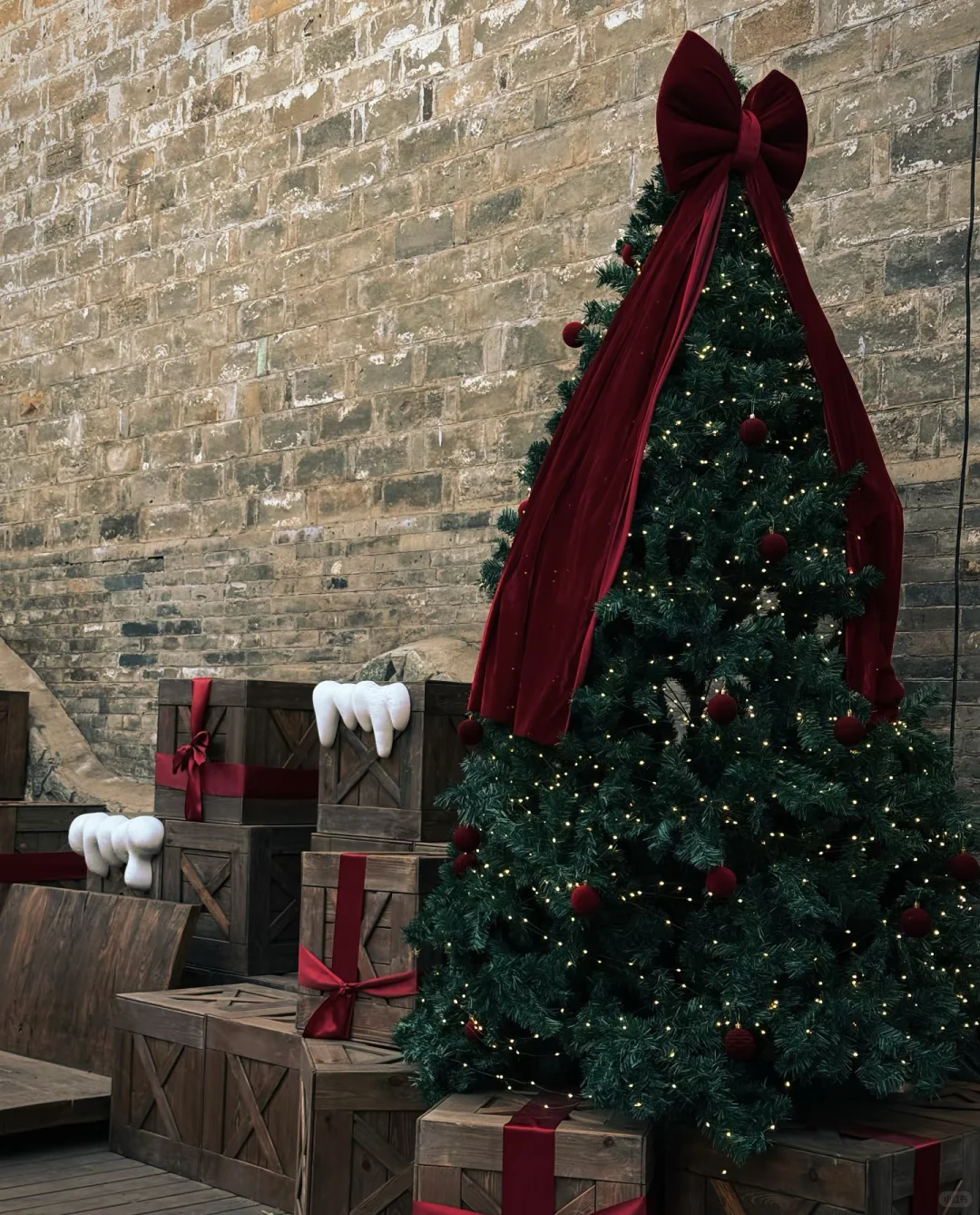 12月的大同，圣诞味也很浓