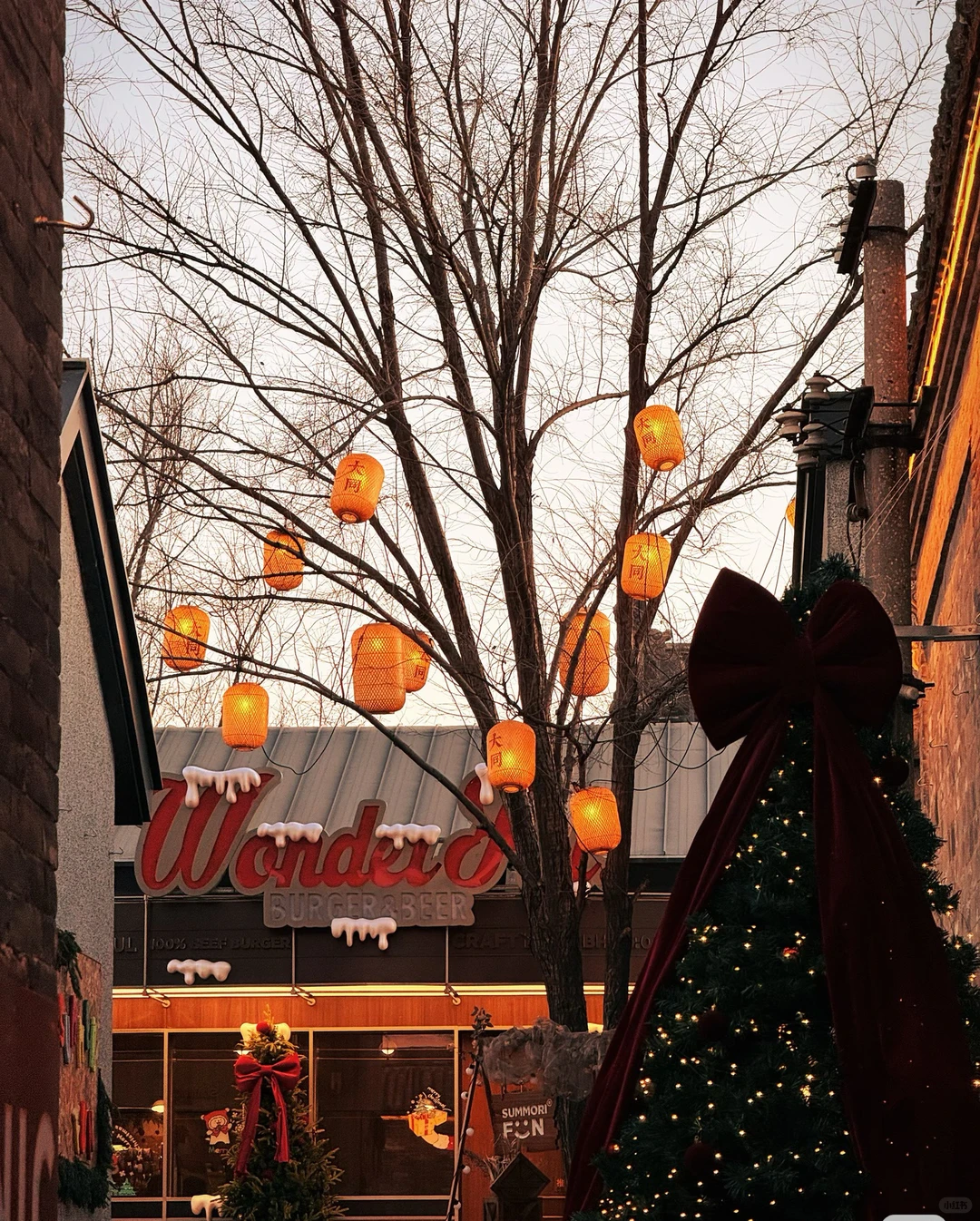 12月的大同，圣诞味也很浓