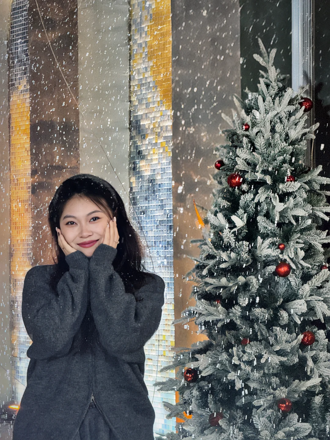 12月的大同，圣诞味也很浓