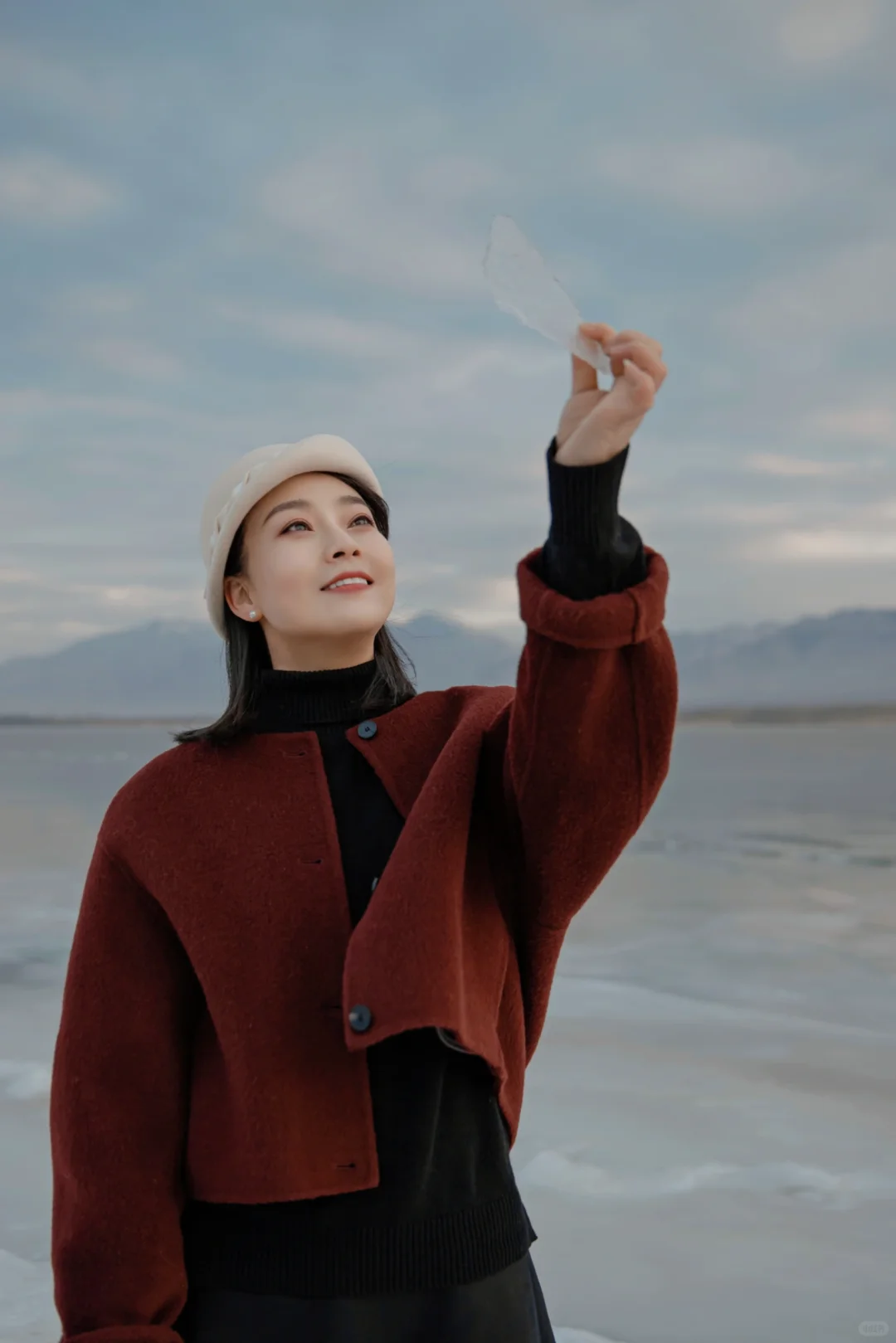 大同 | 册田水库，冬天日落金山时的浪漫