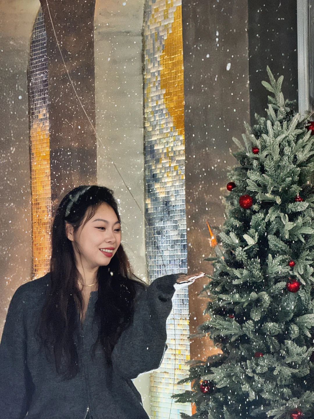 12月的大同，圣诞味也很浓