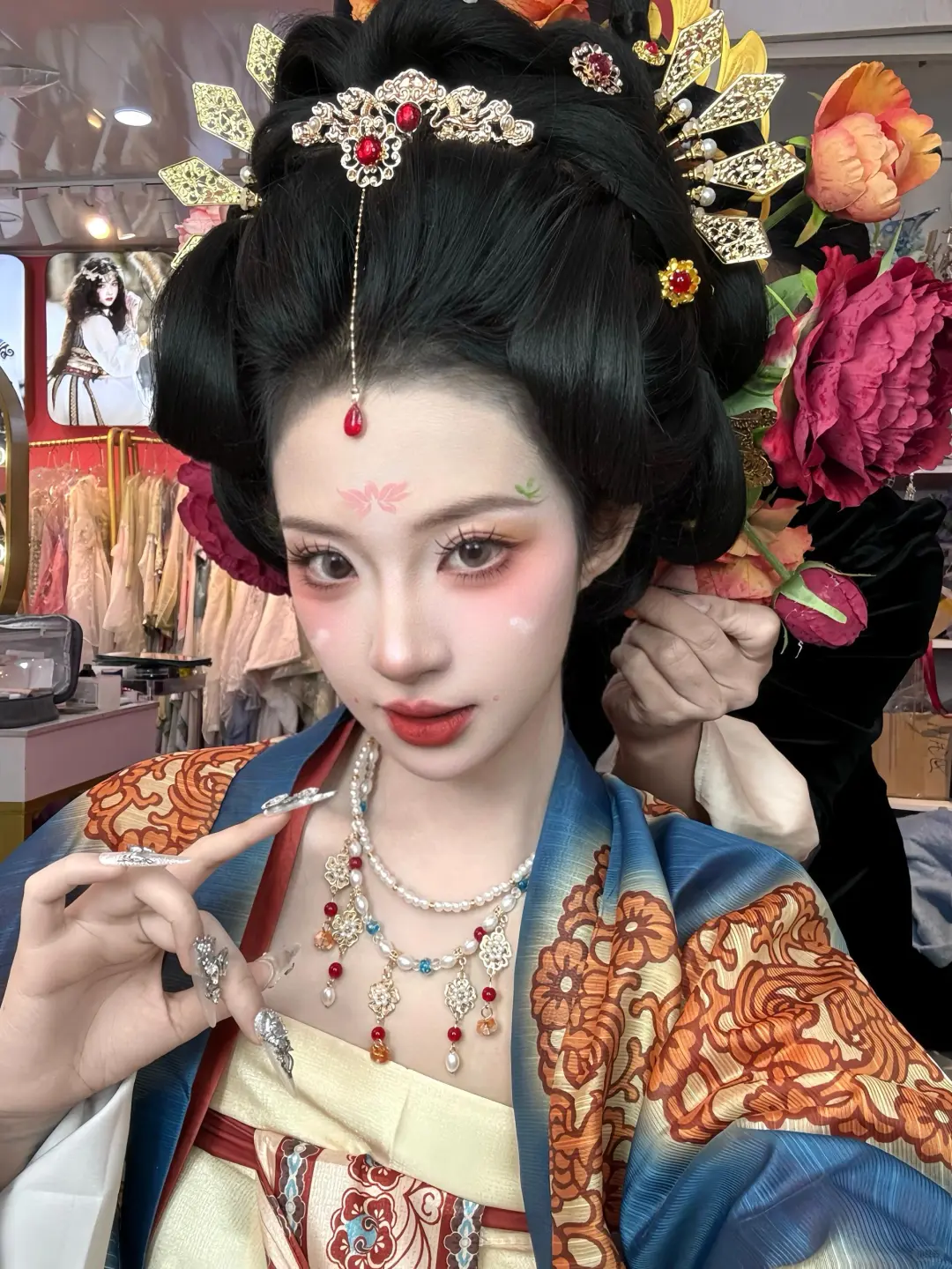 大同拍的唐复原妆造真的绝美！