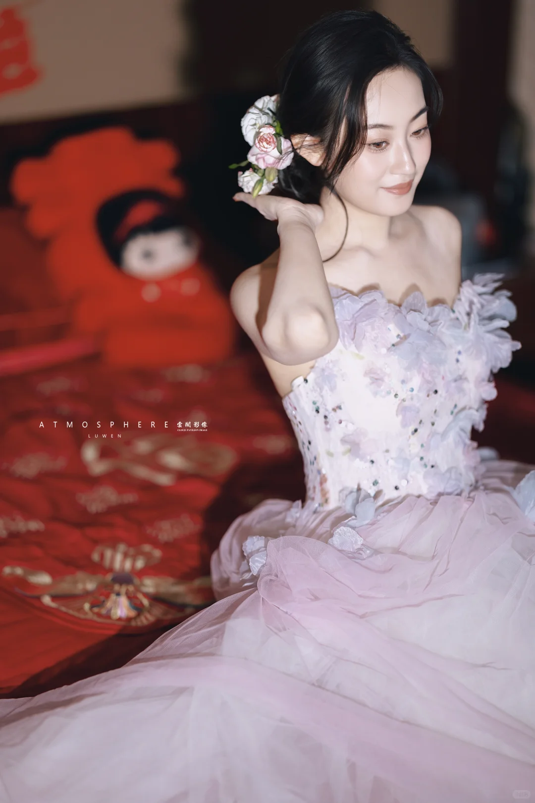 大同新娘跟妆、晨袍妆造