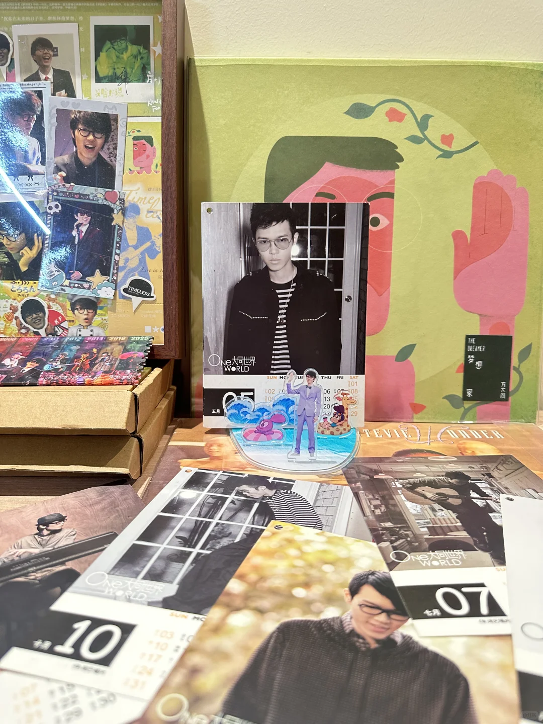 旧物展示｜大同世界日历卡