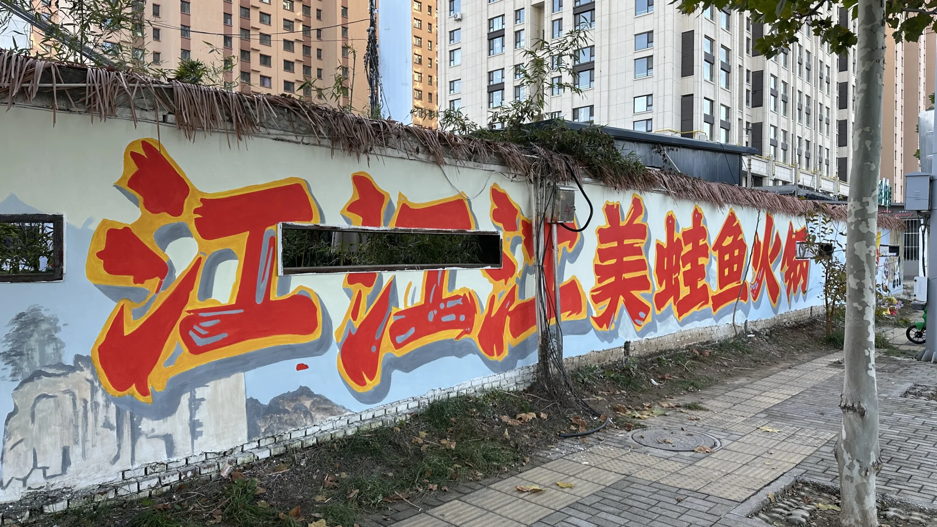 我与我的100幅墙绘———16美蛙鱼