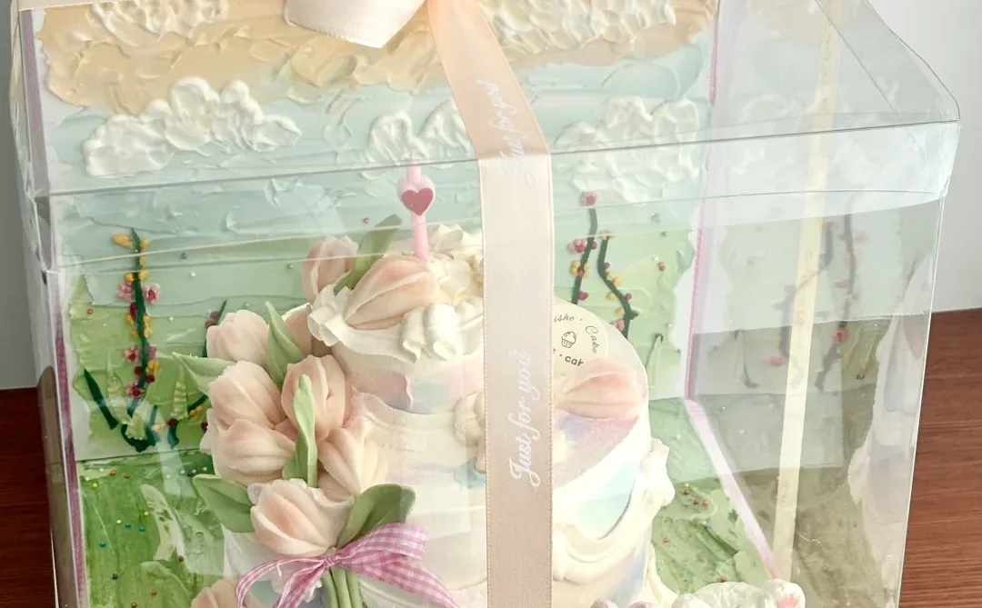 长治｜油画风郁金香蛋糕